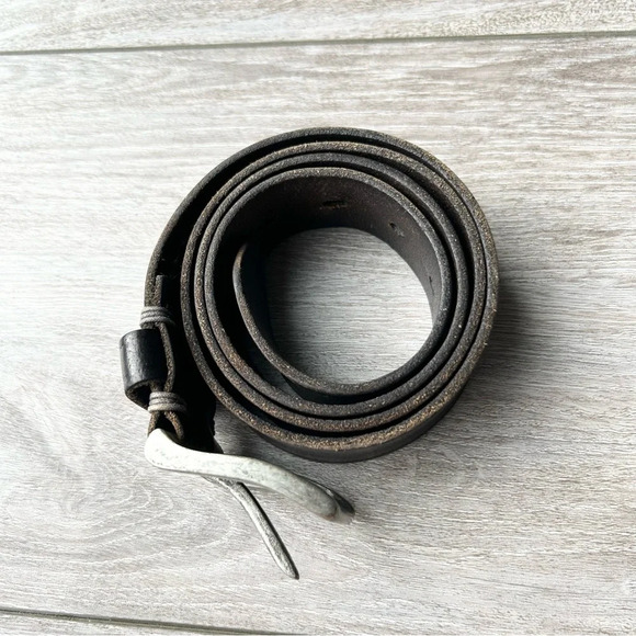 Timberland Brown Premium Leather Belt - Picture 2 of 14